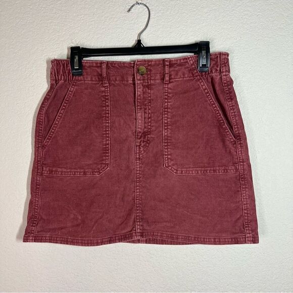 American Eagle Outfitters Dresses & Skirts - American Eagle‎ Outfitters Mauve Stretch Corduroy Mini Skirt Women's Size 6